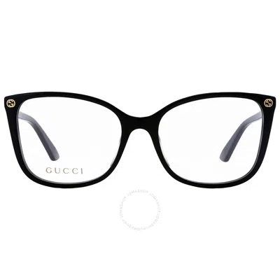 Gucci Demo Square Ladies Eyeglasses Gg0026o 001 53 In N/a