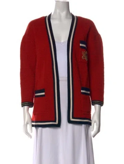 Pre-owned Gucci Open Front Sweater
