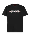 Gucci New 70s Cotton T-shirt In Black