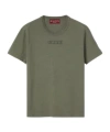 Gucci Embroidered Cotton Jersey T-shirt In Green