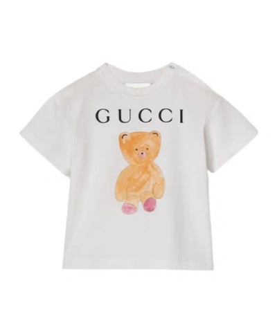 Gucci Open-necked Black Shirt In White