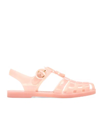 Gucci Open-toe Flat Sandals In Nude