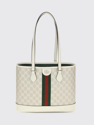 Gucci Ophidia Bag In Gg Supreme Fabric In Black