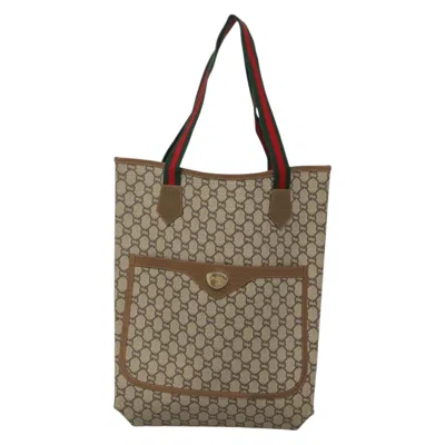Pre-owned Gucci Ophidia Beige Canvas Tote Bag ()