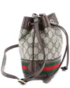 Gucci Ophidia Bucket Bag Gg Coated Canvas Mini (authentic Pre-loved)