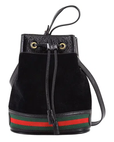 Pre-owned Gucci Ophidia Bucket Bag Small (authentic Pre-loved)
