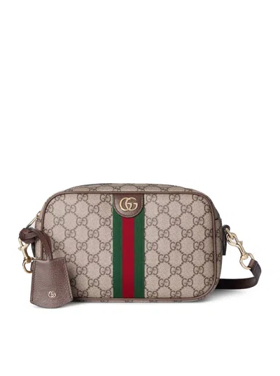 Gucci Ophidia Camera Bag Small Size In Brown