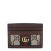 Gucci Women Ophidia Card Case In Gg Supreme