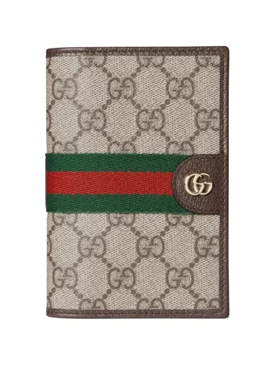 Gucci Ophidia Card Holder In Neutral
