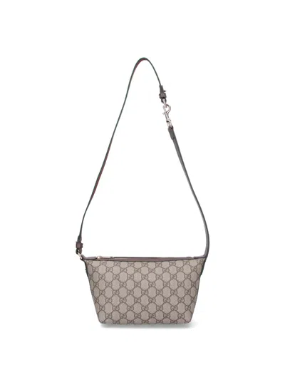 Gucci "ophidia" Crossbody Bag In Beige