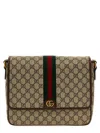 Gucci Beige Ophidia Messenger Bag In Nude