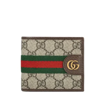 Gucci Ophidia Double G Wallet In Neutral