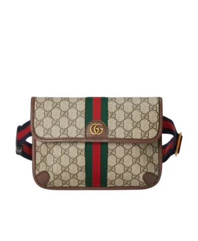 Gucci Ophidia Gg Belt Bag In Nude