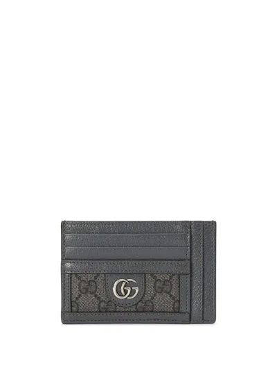 Gucci Stylish And Functional Gray Ophidia Gg Cardholder For Men