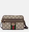 Gucci Ophidia Gg Supreme Mini Bag In Brown