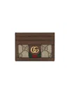 Gucci Women Ophidia Card Case In Gg Supreme