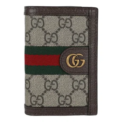 Gucci Ophidia Gg Card Case In Multi