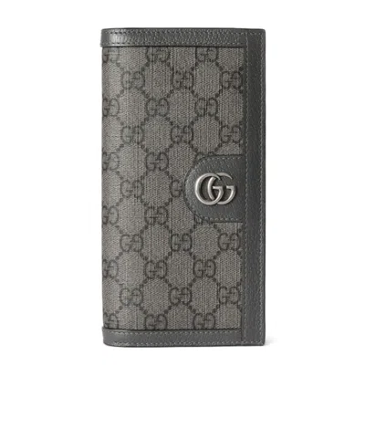 Gucci Ophidia Gg Card Holder In Black