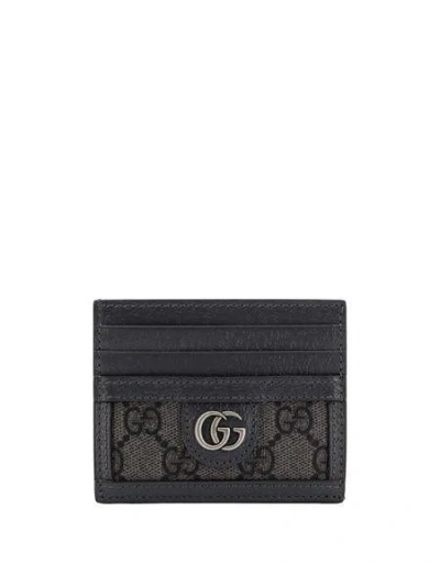 Gucci Ophidia Gg Cardholder In Gray