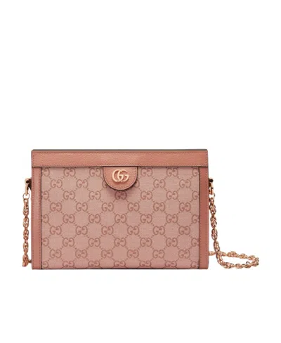 Gucci Ophidia Gg Chain-strap Shoulder Bag In Pink
