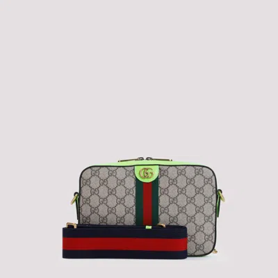 Gucci Ophidia Gg Crossbody Bag In Brown