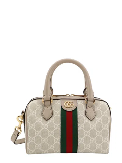 Gucci Ophidia Gg Handbag In Beige