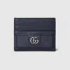 Gucci Ophidia Gg Card Case In Blue