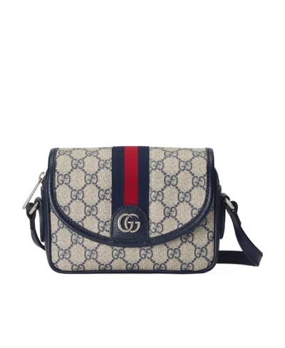 Gucci Ophidia Mini Shoulder Bag In Black