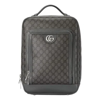 Gucci Ophidia Gg Medium Backpack 'grey Black' In Multi