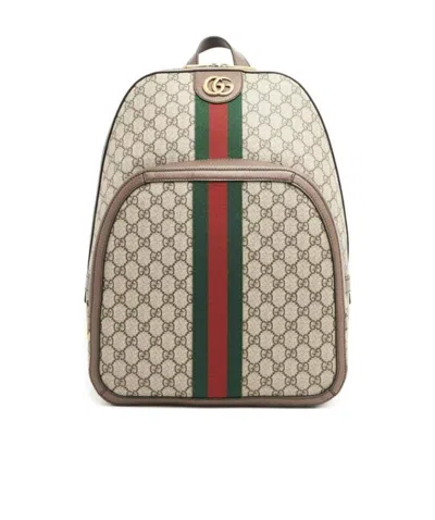 Gucci Ophidia Gg Medium Backpack In Nude