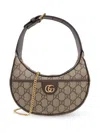 Gucci Ophidia Mini Gg Canvas Shoulder Bag In Brown