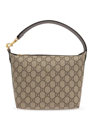Gucci Ophidia Gg Mini Bag In Brown