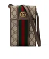 Gucci Ophidia Gg Mini Bag In Brown