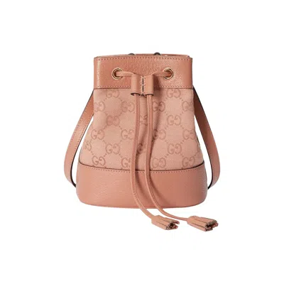 Pre-owned Gucci Ophidia Gg Mini Bucket Bag 'pink'