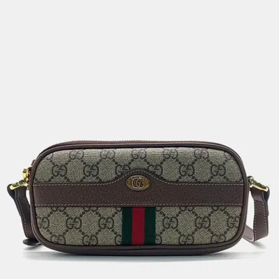 Pre-owned Gucci Ophidia Gg Mini Crossbody Bag In Multicolor