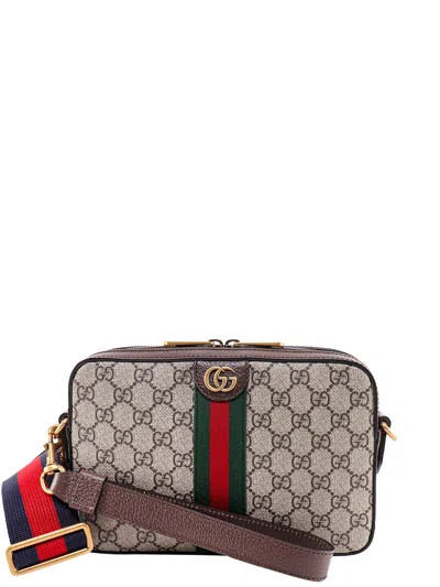 Gucci Ophidia Gg Shoulder Bag In Beige