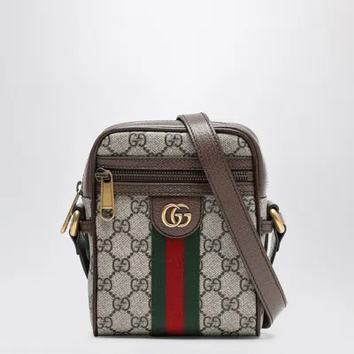 Gucci `ophidia Gg` Shoulder Bag In Cream