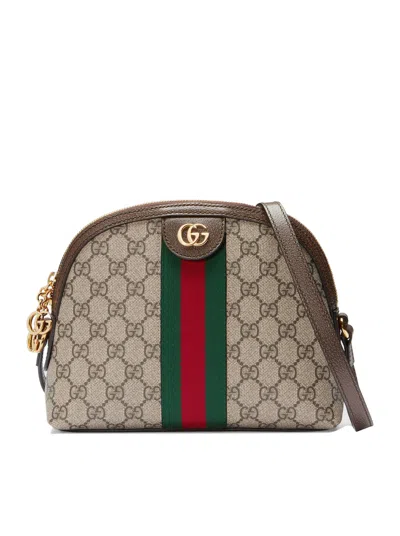Gucci Ophidia Gg Shoulder Bag In Nude & Neutrals