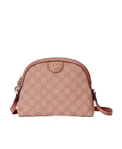 Gucci Ophidia Gg Shoulder Bag In Pink
