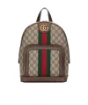 Gucci Ophidia Gg Small Backpack In Multicolor