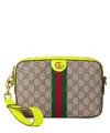 Gucci Ophidia Gg Small Crossbody Bag In Beige