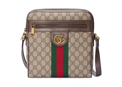 Pre-owned Gucci Ophidia Gg Small Messenger Bag In Beige/ebony