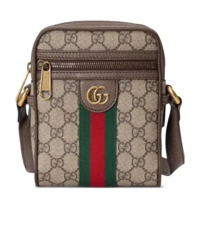 Gucci Ophidia Gg Stripe Shoulder Bag In Multicolor