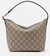 Gucci Ophidia Gg Super Mini Canvas Shoulder Bag In Brown