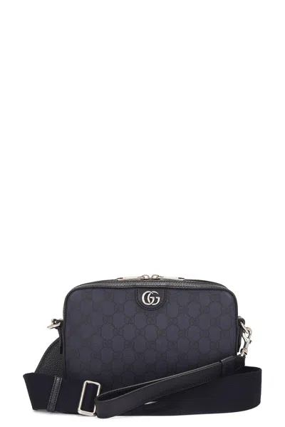 Gucci Ophidia Gg Supreme 2 Way Shoulder Bag In Navy