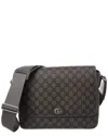 Gucci Medium Ophidia Gg Canvas Shoulder Bag In Grey