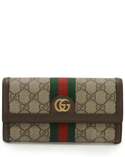 Gucci Ophidia Gg Supreme Continental Wallet (authentic Pre-loved)