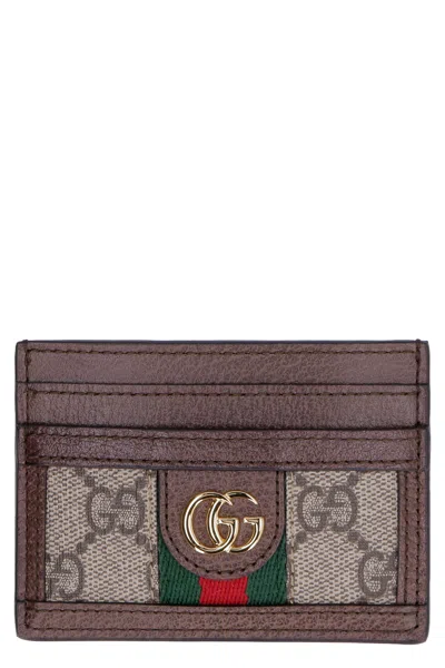 Gucci Ophidia Gg Supreme Fabric Card Holder