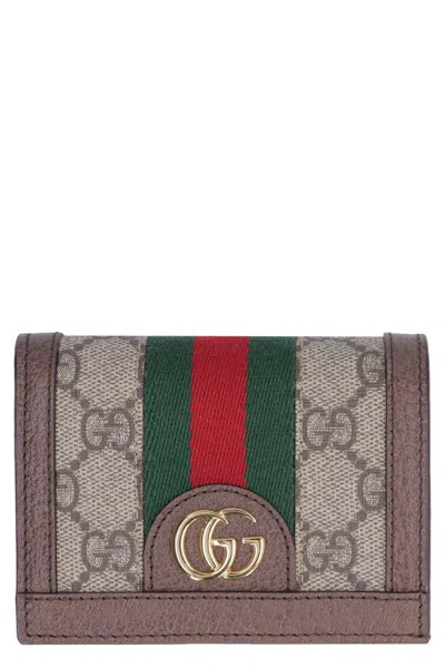 Gucci Ophidia Gg Supreme Fabric Wallet