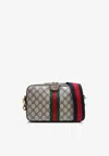 Gucci Ophidia Gg Supreme Messenger Bag In Sand